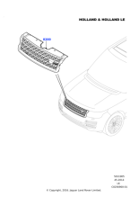 LR070327 - Land Rover Grille - Radiator