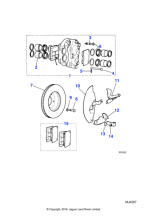 JLM776 - Jaguar Brake disc kit