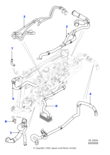 T4A27164 - Jaguar Radiator top hose