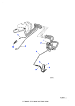 MHF5670AA - Jaguar Brake hose