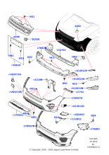 LR084612 - Land Rover Bracket - Bumper Mounting