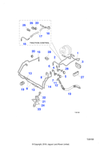 MJB5670AA - Jaguar Flexible hose