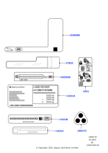 LR136980 - Land Rover Label - Vehicle Identification