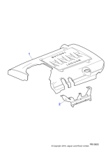 AJ811282 - Jaguar Engine cover bracket