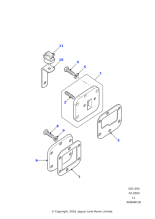 247555 - Land Rover Gasket-cylinder block side cover