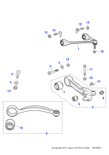 C2P17092 - Jaguar Wishbone arm