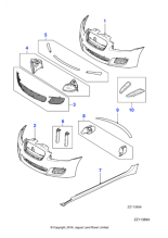 C2Z16725 - Jaguar Vent finisher