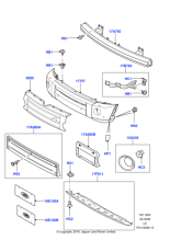 DXB500051PCL - Land Rover Bezel