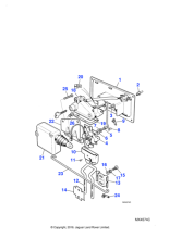 GMB3490AA - Jaguar Trunk lock striker
