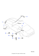 C2S27339 - Jaguar Hexagonal head flanged bolt