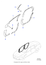 C2D16113 - Jaguar Frame finisher