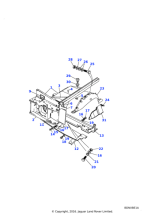 312322 - Land Rover Buffer rubber-valance