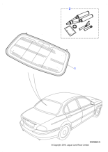 C2S49447 - Jaguar Backlight glass