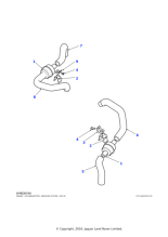613718L - Land Rover Hose assembly-breather