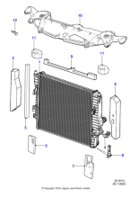 C2Z4080 - Jaguar Radiator seal