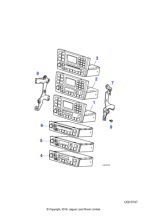 XR837707 - Jaguar Mounting bracket