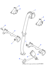 C2P17314LJK - Jaguar Seatbelt