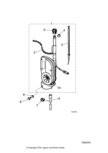 LNA4134AA - Jaguar Aerial mast