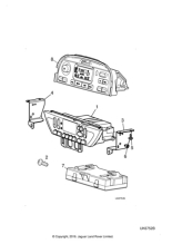 XR856426 - Jaguar Air conditioning module