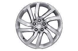 Land Rover Discovery 5 2017 Alloy Wheel - 20" Style 5011, 5 split-spoke, Sparkle Silver