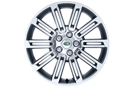 Alloy Wheel - 20" 10 Spoke, 'Style 104', with Titan Silver finish 