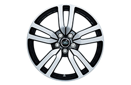 Alloy Wheel - 20" 5 Split-Spoke, 'Style 510', with Diamond Turned and Gloss Black finish