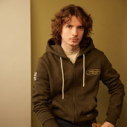 Land Rover Heritage Full Zip Hoodie - Bronze Green