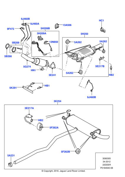 LR005499 - Land Rover Sensor