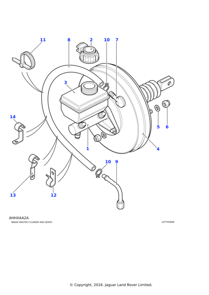 ANR3563 - Land Rover Hose brake vacuum