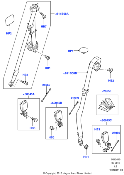 Seat on sale belt pieces