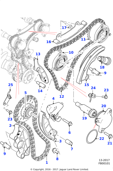 jaguar f pace timing chain