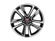 Alloy Wheel - 19" Style 5058, 5 split-spoke, Technical Grey Diamond Turned finish, Rear