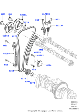 Land rover deals evoque timing chain