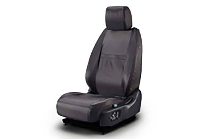 Protective Seat Covers - Ebony, Front