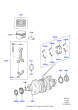 4345429 - Land Rover Bearing - Connecting Rod