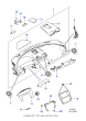 C2D1799PVJ - Jaguar Facia end panel