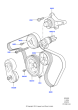 PQG500250 - Land Rover Pulley - Tension