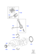 1069689 - Land Rover Washer - Crankshaft Main Brg Thrust