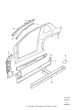 AME490220 - Land Rover A post-inner
