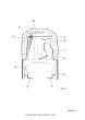 LHC3180AA - Jaguar Seatbelt warning harness