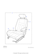 BTR6212LNF - Land Rover Squab-manual front seat