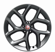 Alloy Wheel - 20" Style 1014, 10 spoke, Satin Grey Diamond Turned finish, Rear