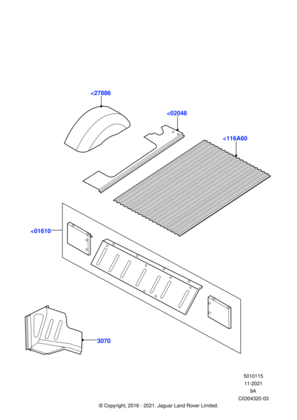 391172 - Land Rover Wheelhouse - Rear
