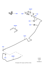 LR018303 - Land Rover Hose - Heater Water