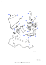 XR850044 - Jaguar Air injection pump