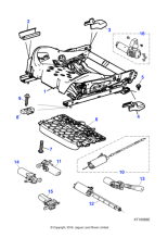 C2C37190 - Jaguar Cushion extension motor