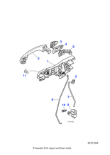 C2C35773 - Jaguar Door handle