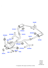 LR050949 - Land Rover Pipe - Exhaust