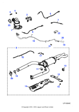 C2C36032 - Jaguar Exhaust gas temperature sensor