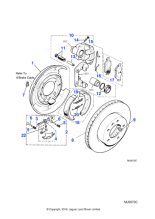 JLM21919 - Jaguar Brake pad kit